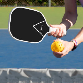 Aangepast voor zwart en wit pickleball paddle