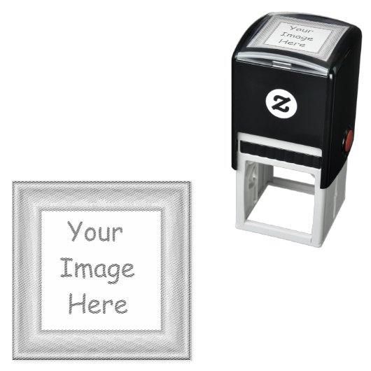 Aangepast, vooraf gedrukt Gold Lijst - Zelfinktende Stempel (In situ)