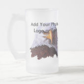 Aangepast voorgevroren glazen stein matglas bierpul (Links)