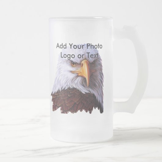 Aangepast voorgevroren glazen stein matglas bierpul (Rechts)