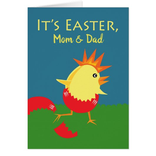 Aangepast voorPasen voor mama en papa, haal Cracki (Voorkant)