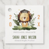 Aangepast voorschoolse Afstuderen voor het spoelen Bedankjes Labels (Voorkant)