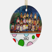 Aangepast voorschoolse feestdag 2 keramisch ornament (Rechts)