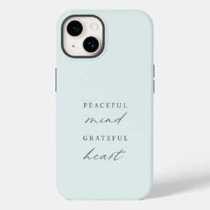 Aangepast vreedzaam denken Grateful Heart Case-Mate iPhone 14 Hoesje