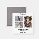 Aangepast Vrijgezellenfeest 3 Fotocollage Magneet (Voorkant / Achterkant)