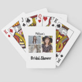 Aangepast Vrijgezellenfeest 3 Fotocollage Pokerkaarten (Achterkant)