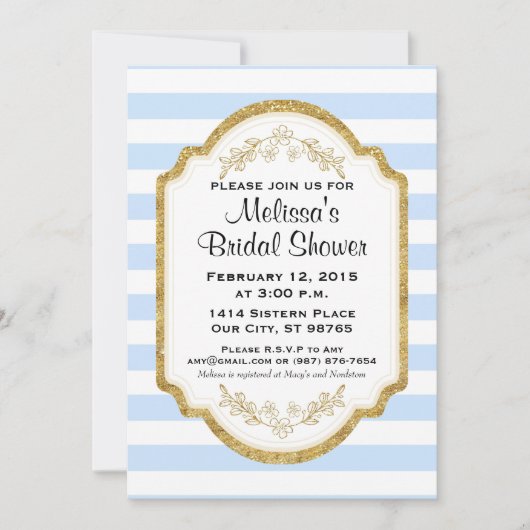 Aangepast Vrijgezellenfeest uitgenodigd, blauwe st Kaart (Voorkant)