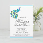 Aangepast Vrijgezellenfeest uitnodigen, prachtig P Kaart (Staand voorkant)