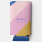 Aangepast Vrijgezellenfeest voor afspeelbare strep Seltzer Blikjeskoeler (Voorkant)