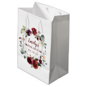 Aangepast Vrijgezellenfeest voor handtas met wielt Medium Cadeauzakje (Achterkant Gekanteld)