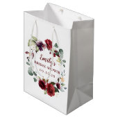 Aangepast Vrijgezellenfeest voor handtas met wielt Medium Cadeauzakje (Voorkant Gekanteld)