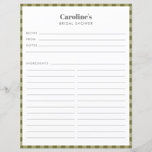 Aangepast Vrijgezellenfeest voor olijfgroen spelde (Voorkant)