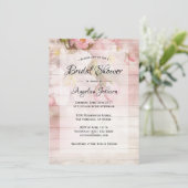 Aangepast Vrijgezellenfeest voor Rustic Cherry Blo Kaart (Staand voorkant)