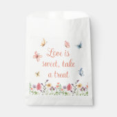 Aangepast Vrijgezellenfeest voor wilde bloemen en  Bedankzakje (Voorkant)