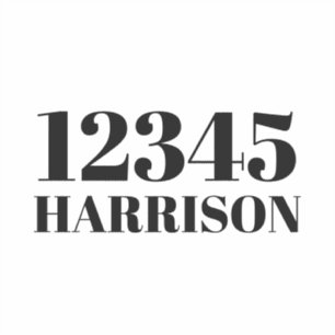 Aangepast vuilnisafval recyclingafval Adres nummer Sticker