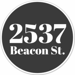 Aangepast vuilnisafval recyclingafval Adres nummer Sticker