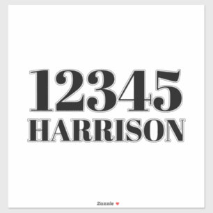 Aangepast vuilnisrecyclingnummer  sticker