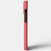 Aangepast vun Navy Blue White Stripe Coral Blush P Case-Mate iPhone Case (Achterkant / Links)