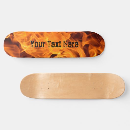Aangepast vuur. Vlamjes Schaats Doordenskateboard/ Persoonlijk Skateboard (Horizontaal)