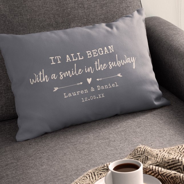 Aangepast Waar het allemaal begon Chic Valentijnsd Kussen (Creator heeft geüpload)