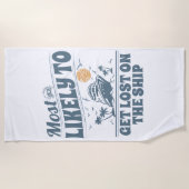 Aangepast Waarschijnlijk meest geschikt voor cruis Strandlaken (Voorkant)