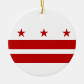 Aangepast Washington DC Keramisch Ornament (Voorkant)