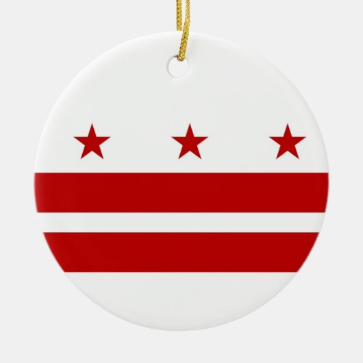 Aangepast Washington DC Keramisch Ornament (Voorkant)