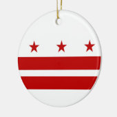 Aangepast Washington DC Keramisch Ornament (Links)