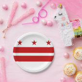 Aangepast Washington DC Papieren Bordje (Feest)