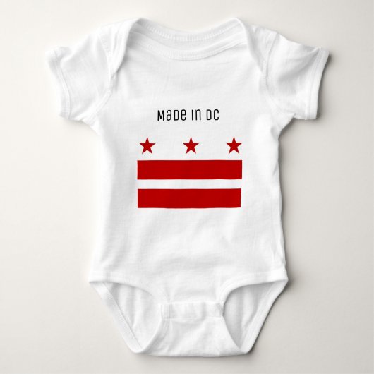 Aangepast Washington DC Romper (Voorkant)
