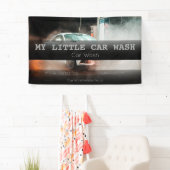 Aangepast wasprogramma voor auto's spandoek (Insitu)