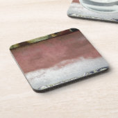 aangepast wasroze en wit bier onderzetter (Linkerzijde)