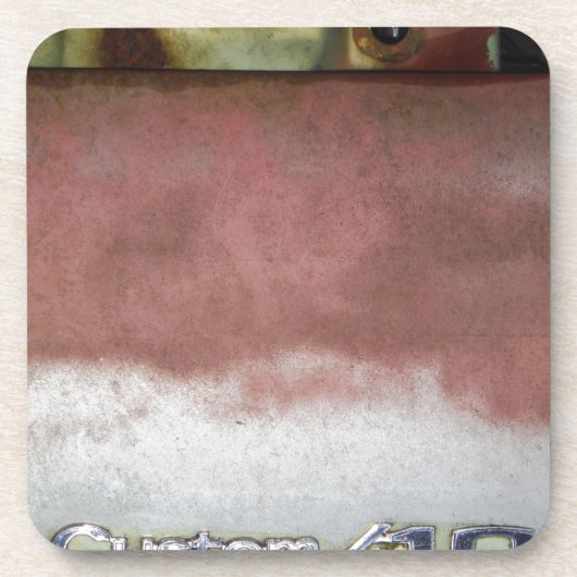 aangepast wasroze en wit bier onderzetter (Voorkant)