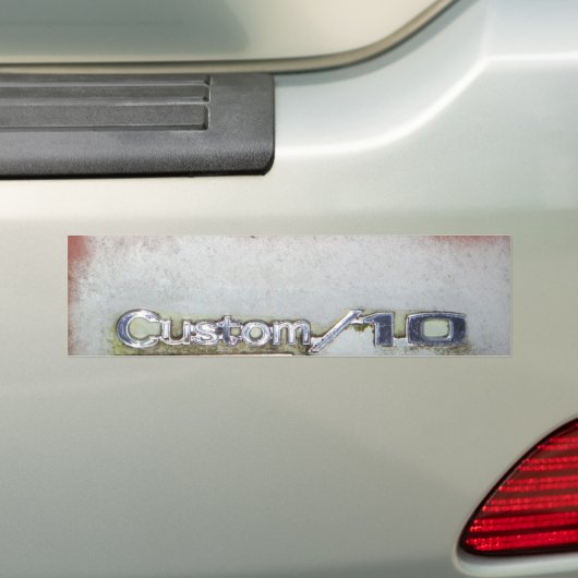 aangepast wasroze en wit bumpersticker (Op auto)