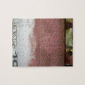 aangepast wasroze en wit legpuzzel (Horizontaal)