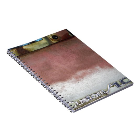 aangepast wasroze en wit notitieboek (Rechterzijde)