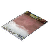 aangepast wasroze en wit notitieboek (Linkerzijde)