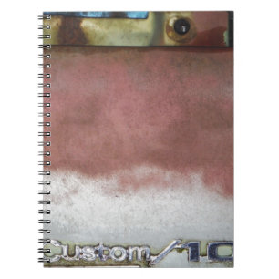 aangepast wasroze en wit notitieboek