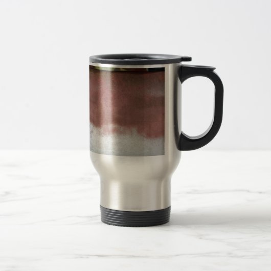 aangepast wasroze en wit reisbeker (Rechts)