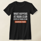 Aangepast Wat gebeurt bij Book Club Blijft bij het T-shirt (Laagn)