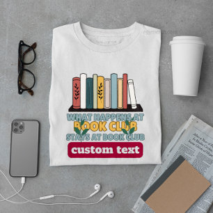 Aangepast Wat gebeurt bij Book Club Blijft bij het T-shirt