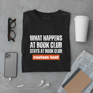 Aangepast Wat gebeurt bij Book Club Blijft bij het T-shirt