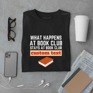 Aangepast Wat gebeurt bij Book Club Blijft bij het T-shirt
