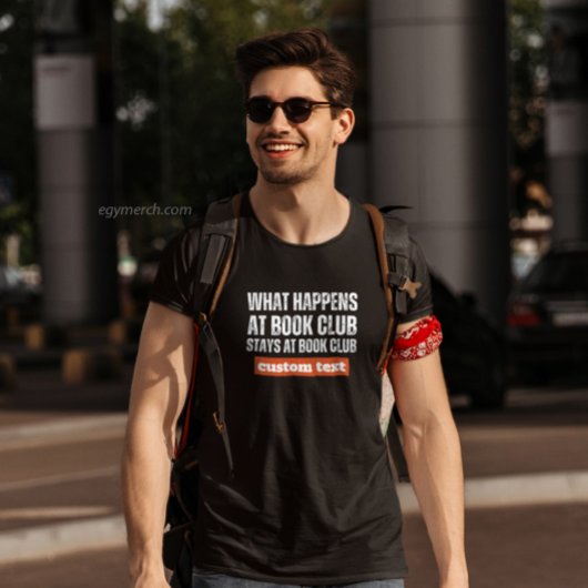 Aangepast Wat gebeurt bij Book Club Blijft bij het T-shirt