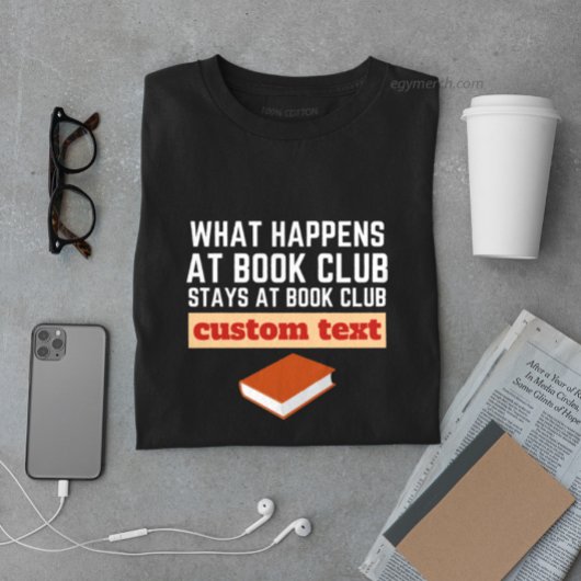 Aangepast Wat gebeurt bij Book Club Blijft bij het T-shirt