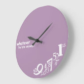 Aangepast wat ik te laat ben grote klok (Hoek)