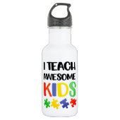 Aangepast - waterflesje (18 oz) waterfles  (Voorkant)