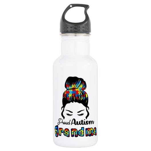 Aangepast - waterflesje (18 oz) waterfles  (Voorkant)