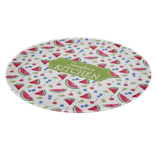 Aangepast watermeloen snijplank (Hoek)