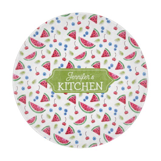 Aangepast watermeloen snijplank (Voorkant)